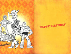 Disney Toy Story It's your Birthday Grandson with Badge