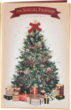 UK Greetings Christmas Card for Friends - Stunning Tree Design