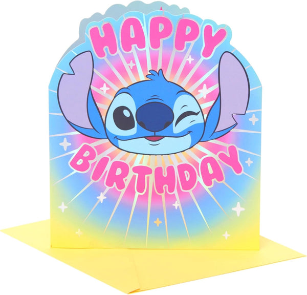 Disney Lilo & Stitch Birthday Card – Fun & Colourful Greeting for All Ages