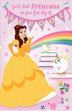 Disney Cinderella First Day Of School Good Luck Card