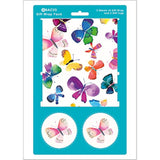 Butterflies Wrapping Paper 2 Sheets & 2 Tags