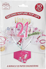 Happy 21st Birthday Pop-Up Greeting Card