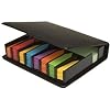 Sticky Memo Note Holder Desk Set – Assorted Sticky Notes & Flags for Office or Study