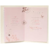 Elegant 3D Butterflies with Gold Foil Design Wife Anniversary Card