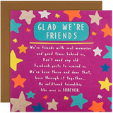 Stars Design with Heartfelt Verse Friend Birthday Card