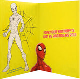 Marvel Spiderman Daddy Birthday Card