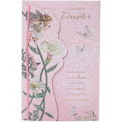 Traditional Design Daughter Birthday Card