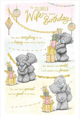 Me To You Bear Lovely Wife Birthday Card