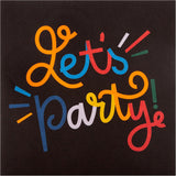Multicoloured in 2 Vibrant Designs Pack of 10 Party Invitation Cards