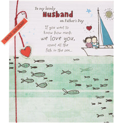 UK Greetings Father's Day Card for Husband - Sweet Design