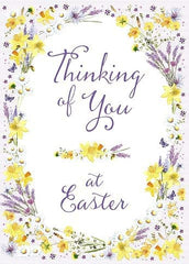 Open Easter Flowers And Butterflies