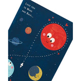 Cute Planets Design Valentines Day Card