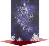 Hallmark Peaceful Christmas Medium Card Silent Night