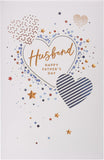 UK Greetings Father's Day Card for Husband - Love Heart Design