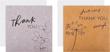 Hallmark Thank You Cards - Pack of 10 in 2 Classic Designs, Grey & Brown,25566740