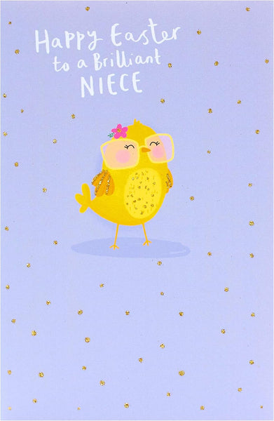 Chick Design Niece Easter Card