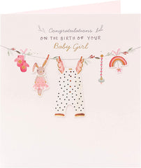 Congratulations It's a Girl New Baby Cards
