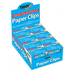 24 x Paper Clips 50mm (Pack of 50)