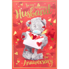 Anniversary Husband Bear And Envelope