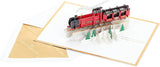 Christmas Paper Wonder Card – 3D Harry Potter Hogwarts Express Train Design
