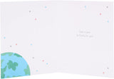 Good Luck Card | Greeting Card | Her/Him | World Design