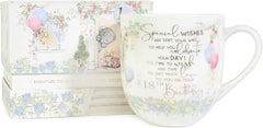 Tatty Teddy Luxury Bone China Mug in Satin Lined Box 18th Birthday Gift Signature Collection