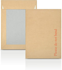 Send It By C5 A5 229 x 163 mm Brown Hard Board Backed 'Please Do Not Bend' Envelopes Mailer (Pack of 250)