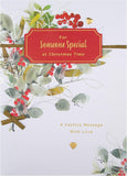 Hallmark Boxed Christmas Card for Someone Special - Classic Seasonal Foliage Design