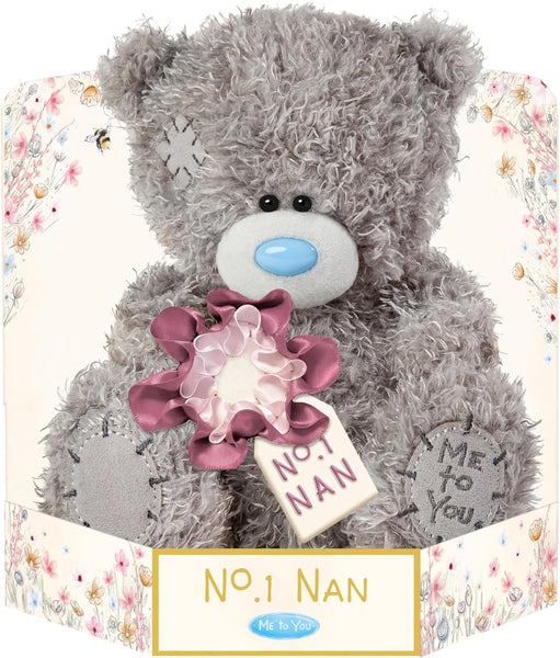 Me to You Tatty Teddy 'Wonderful Nan' 15cm Plush Bear On Gift Plinth - Official Mother's Day Collection