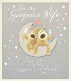 Cute Boofle Birthday Card For My Gorgeous Wife