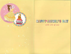 Disney Princess for You Daddy Father's Day Card