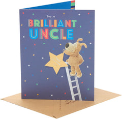 Boofle | Birthday Card for Uncle | Happy Birthday Gifts | Him, Boys, Men | Cute Design | With Envelope | 165 x 190 mm