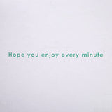 Contemporary Patterned Design Braille Birthday Card for Son