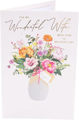 UK Greetings Mother's Day Card for Wife - Loving Design