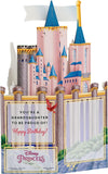Disney Princess Granddaughter Build Your Own Castle and Includes Stickers! Birthday Card
