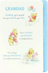 Disney Winnie the Pooh Granddad Birthday Card