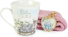 Tatty Teddy Socks, Mug & 'Shine Bright' Keyring in Luxury Gift Box Signature Collection