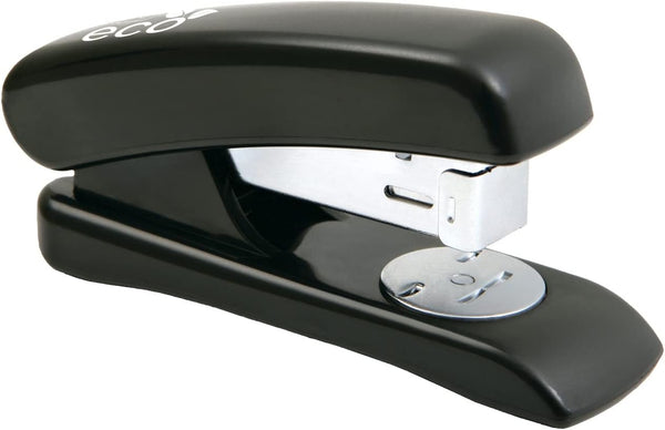 Rapesco Eco Half Strip Stapler Plastic 20 Sheet Black