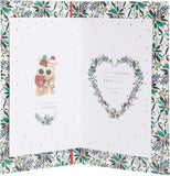 Boofle Embellished My Very Gorgeous Fianc�e Cuddly Cute Christmas Greeting Card