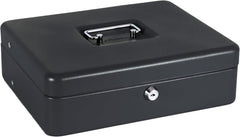 Cathedral Products | "The Ultimate Cash Box" with Foam Lining and Cantilever Coin Tray - Black