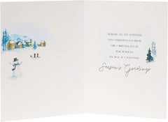 Snowman Brother In Law Christmas Card
