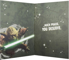 Star Wars Thank You Teacher Card Yoda