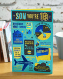 Son 18th Birthday Card - 18th Birthday Card Male - Funny 18th Birthday Card