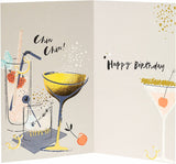 Birthday Card for Her/Friend -Time to Celebrate-Bubbly Champagne