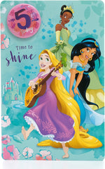 UK Greetings | Disney 5th Birthday Card For Her/Girl