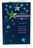 Sentimental Design 18th Birthday Card for Grandson