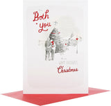 Hallmark Medium Both of You "Warm Thoughts" Christmas Card
