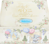 Tatty Teddy Luxury Bone China Mug in Satin Lined Box 40th Birthday Gift Signature Collection