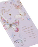 Delicate Butterflies Design Mum Birthday Card