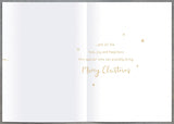 Both Of You Crescent Moon 3D Cut Out Luxury Christmas Card Xmas Greeting Cards 753958